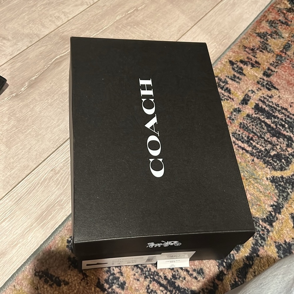 Coach Black Leather Loafers - Picture 3 of 3